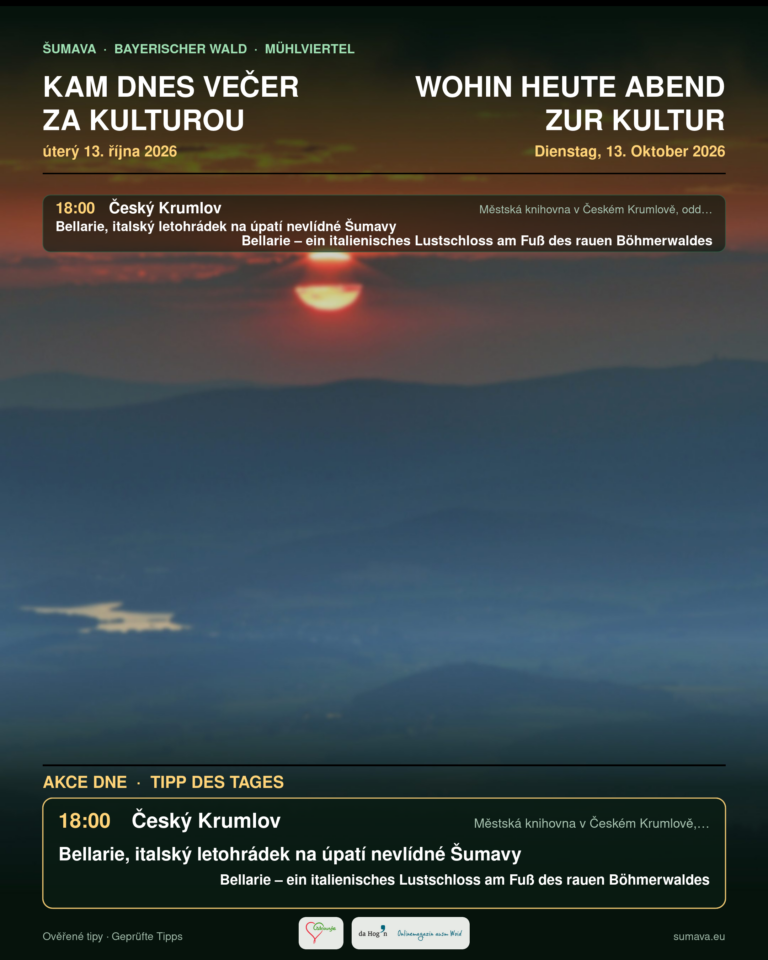 Kam dnes večer za kulturou · úterý 13. října 2026