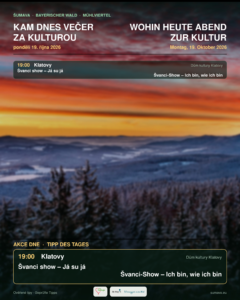 Kam dnes večer za kulturou · pondělí 19. října 2026