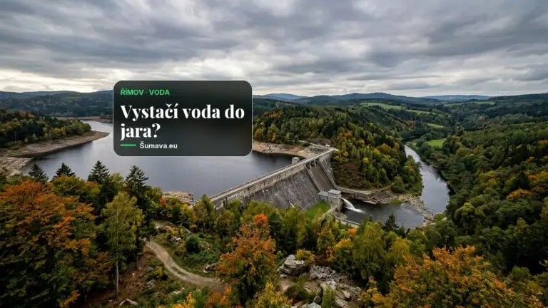 Povodí Vltavy sníží odtok z přehrady Římov na 250 litrů za sekundu