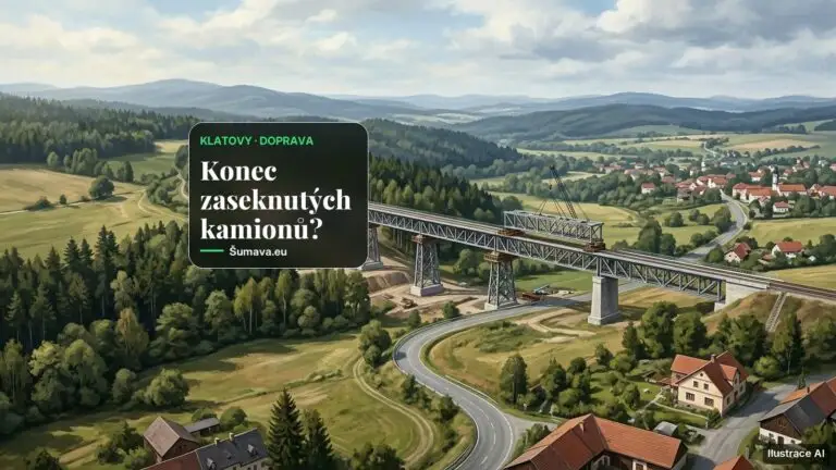 Do Klatov dorazila konstrukce nového, vyššího železničního viaduktu