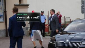 Pokus o vloupání na pumpu ve Vimperku skončil zničenými dveřmi